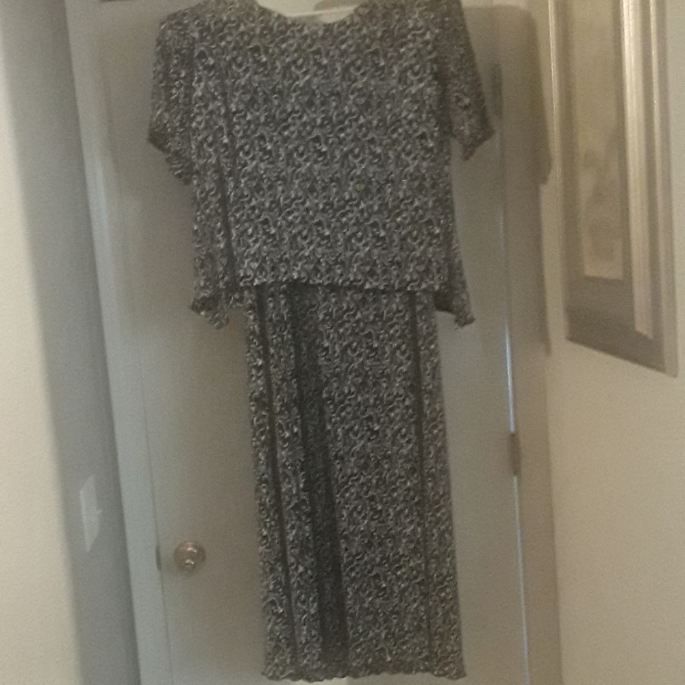 Black and Ivory Dress